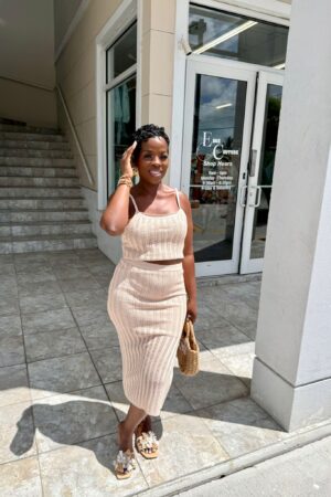 Ribbed Knit Set